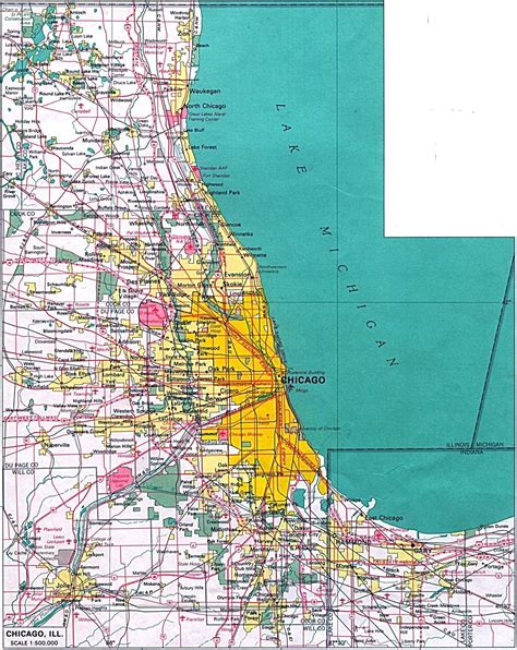 city of chicago map